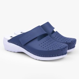 Saboti medicali dama Leon 3500 Bakkar, piele naturala, bleumarin mat